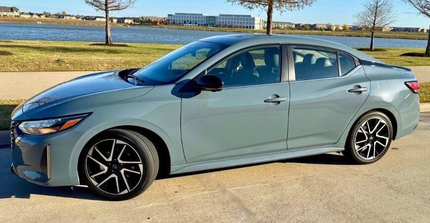 A photo of the nissan sentra sr trim level.