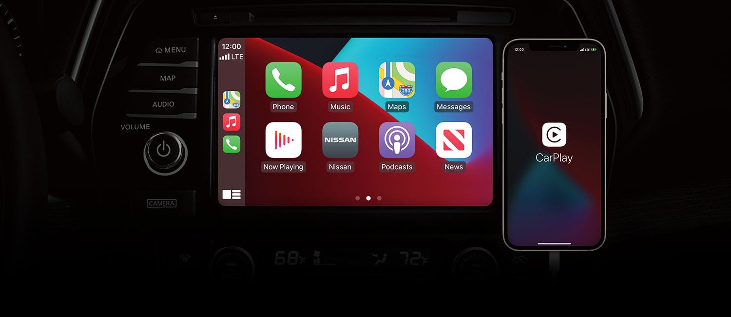 2022 Nissan Maxima touch screen with carplay connected apps | Nationwide Nissan in Timonium MD