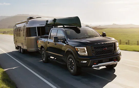 2022 Nissan TITAN towing airstream | Nationwide Nissan in Timonium MD