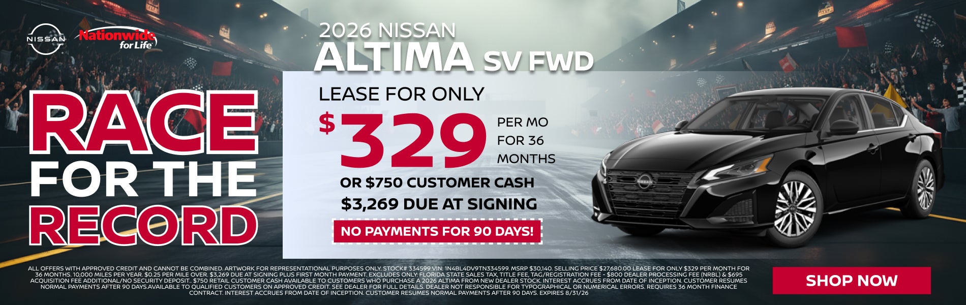 NEW 2026 NISSAN ALTIMA SV FWD