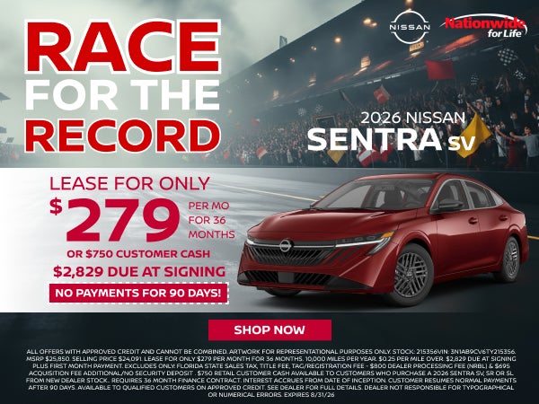 NEW 2026 NISSAN SENTRA SV