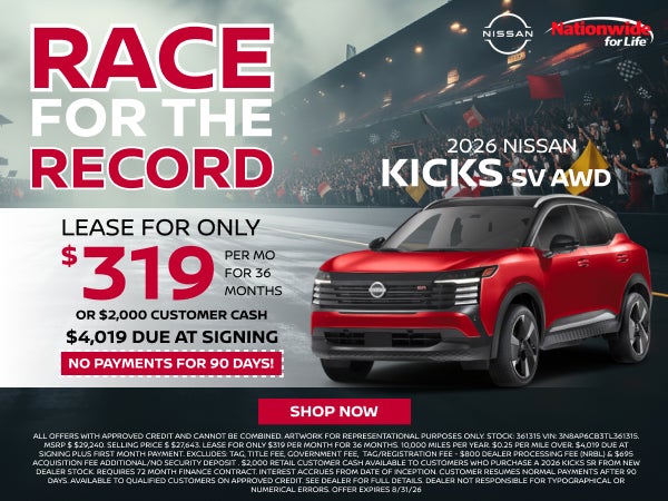 2026 KICKS SV AWD
