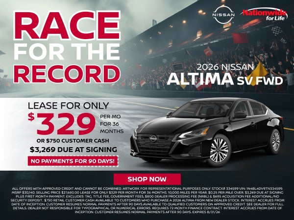 2026 ALTIMA SV FWD