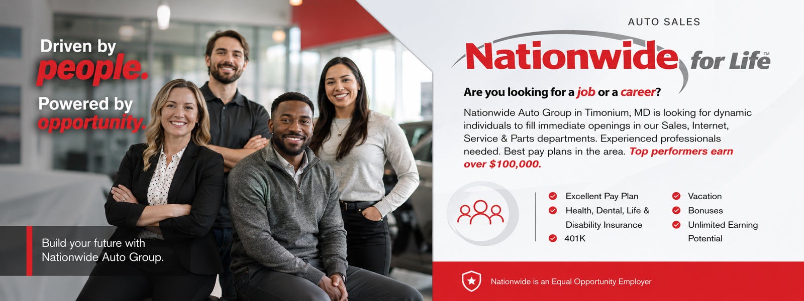 Careers at Nationwide Nissan in Timonium MD