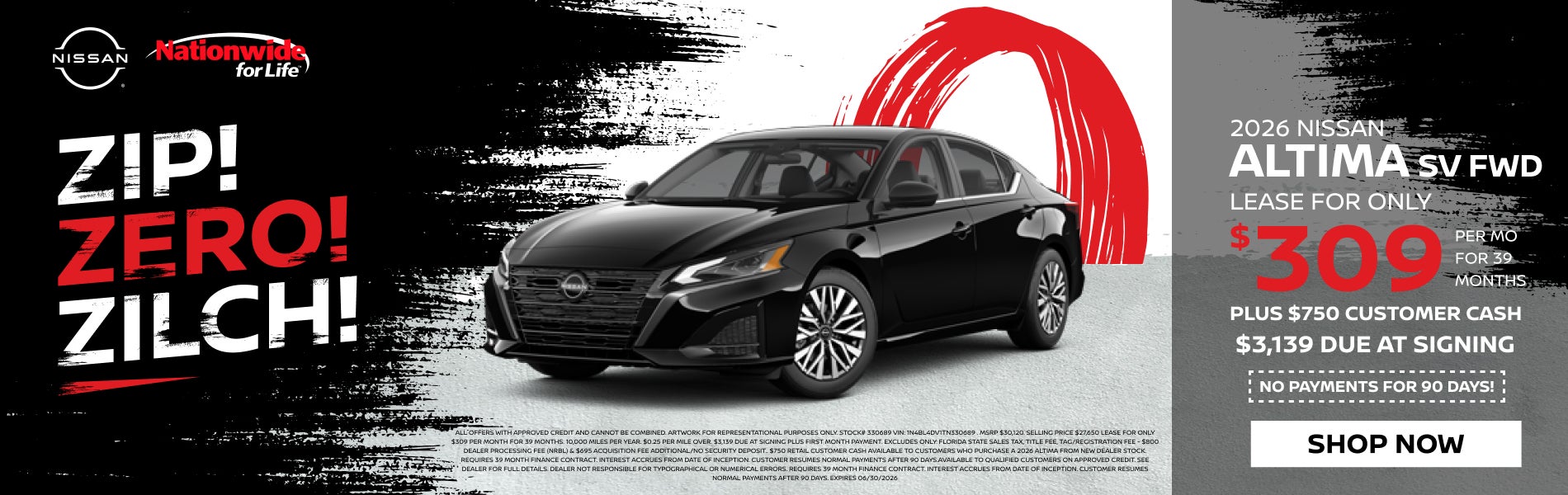 New Nissan Altima SV FWD