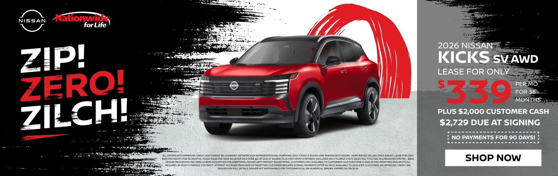 New Nissan Kicks SV AWD