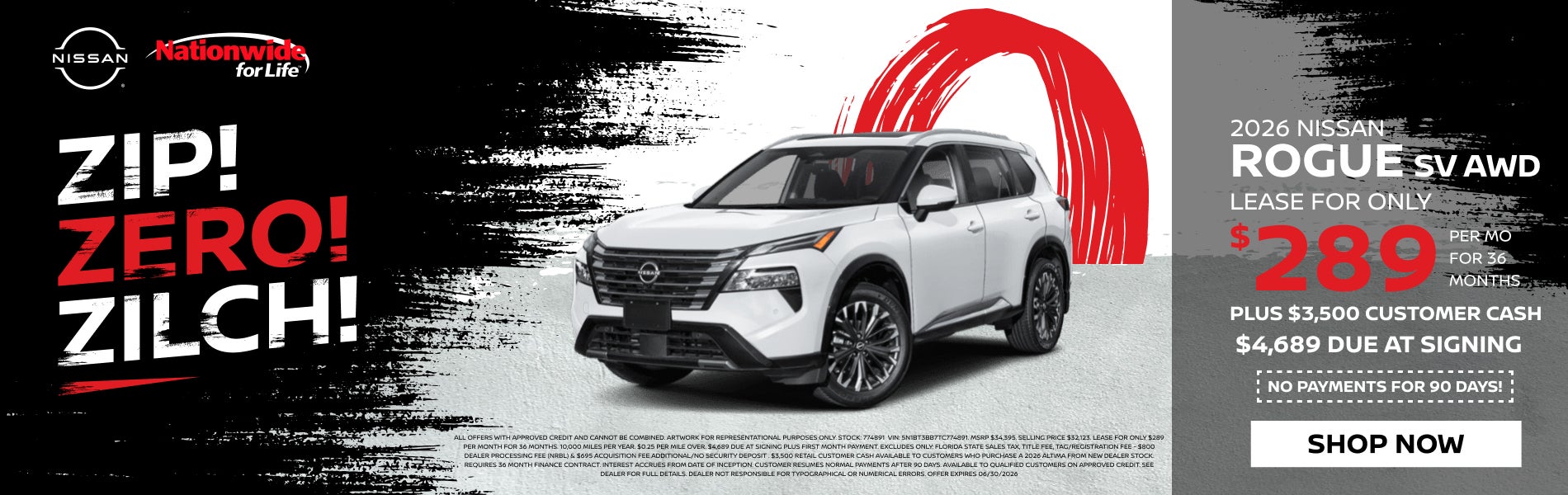 New 2026 Nissan Rogue SV AWD 