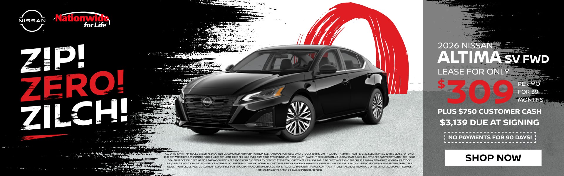 New Nissan Altima SV FWD