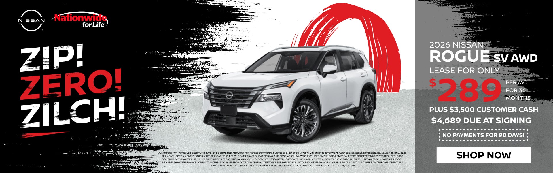 New 2026 Nissan Rogue SV AWD 
