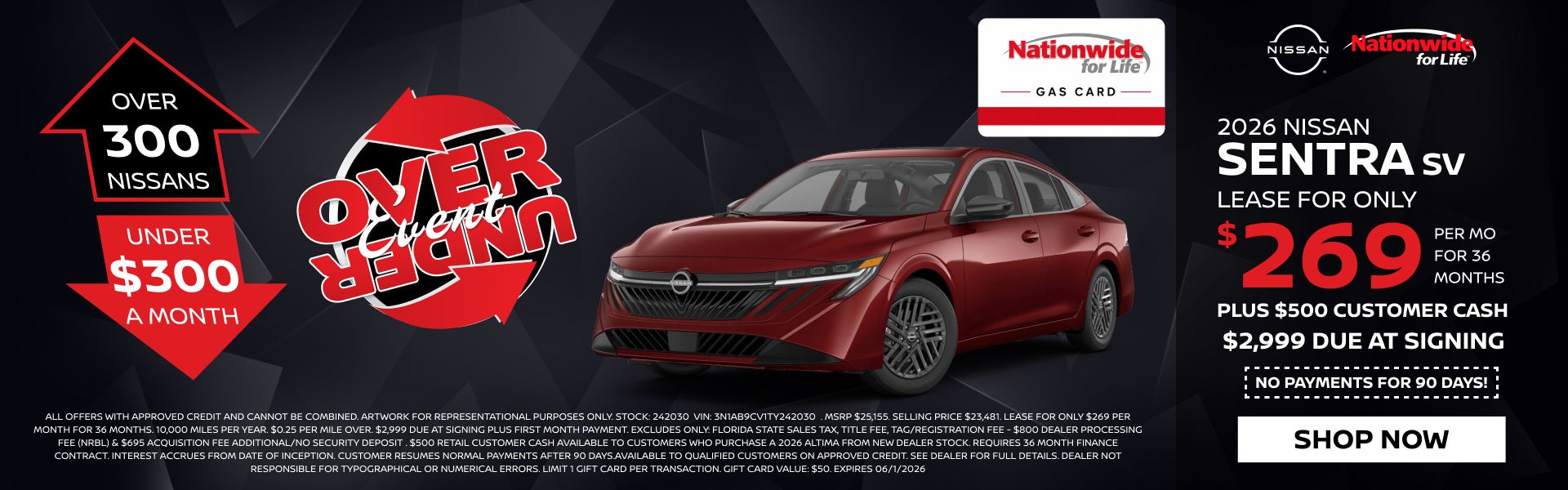 New 2026 Nissan Sentra SV 