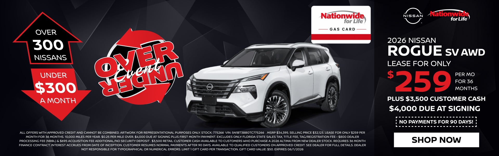 New 2026 Nissan Rogue SV AWD