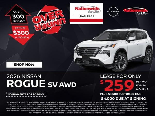 New 2026 Nissan Rogue SV AWD