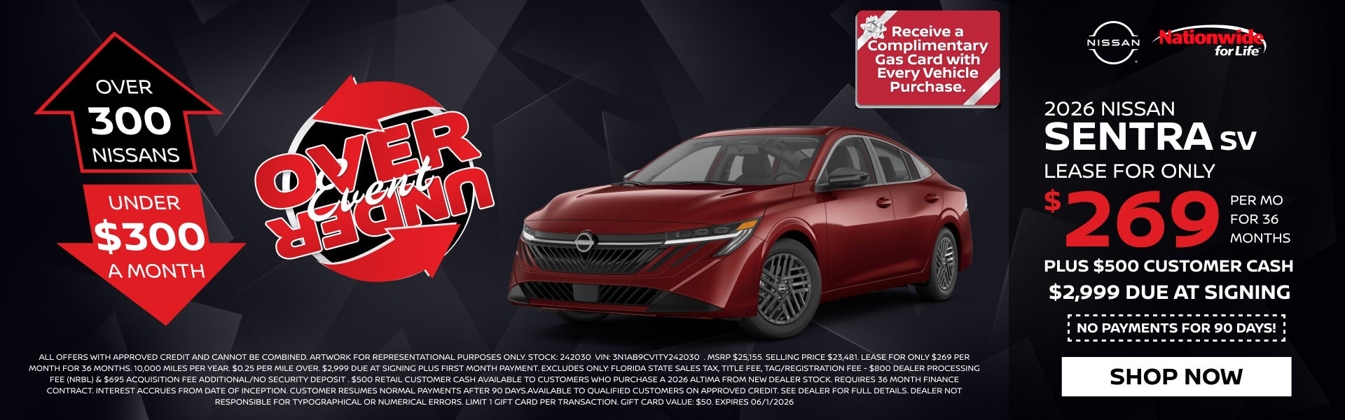 New 2026 Nissan Sentra SV 