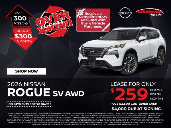 New 2026 Nissan Rogue SV AWD
