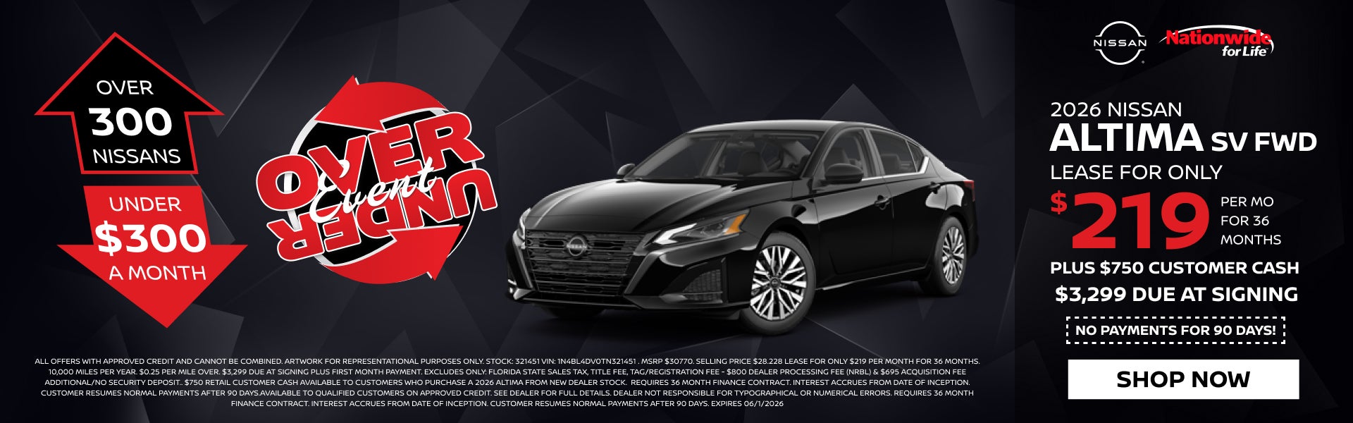 NEW 2026 NISSAN ALTIMA SV FWD