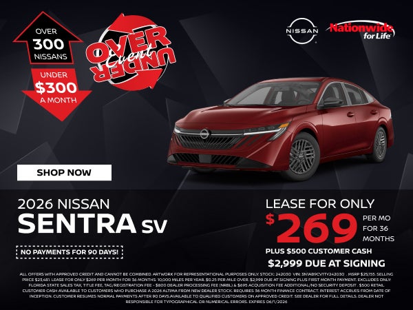 NEW 2026 NISSAN SENTRA SV