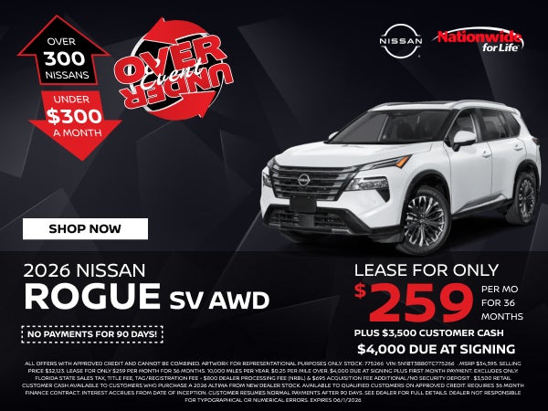 NEW 2026 NISSAN ROGUE SV AWD
