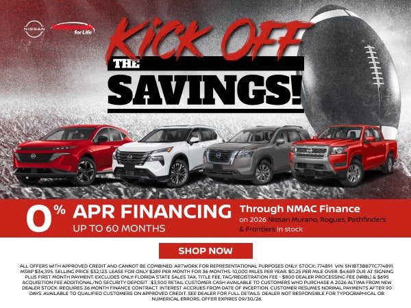 0% APR Financing Available